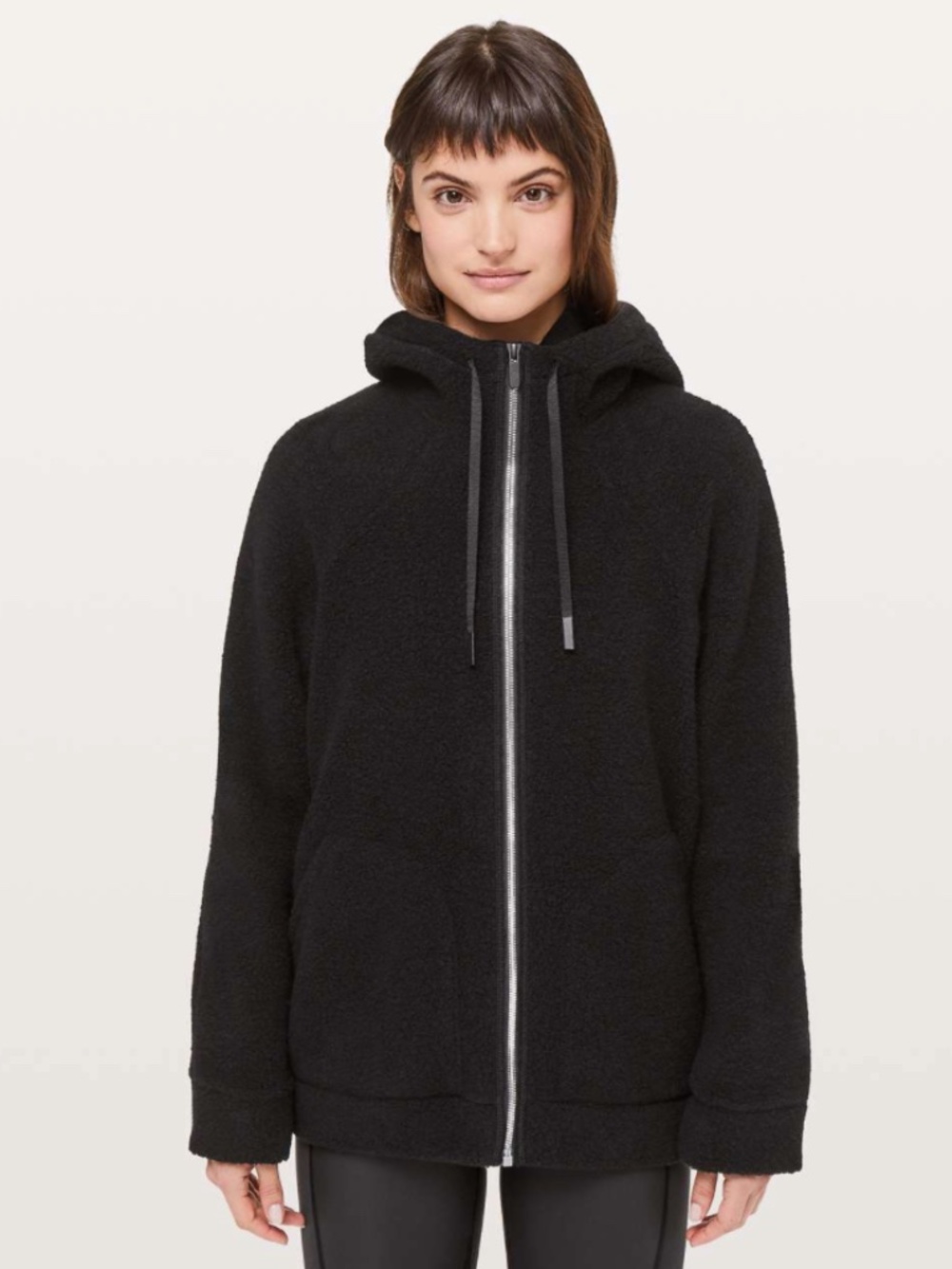 Lululemon So Sherpa Hooded Jacket, Black